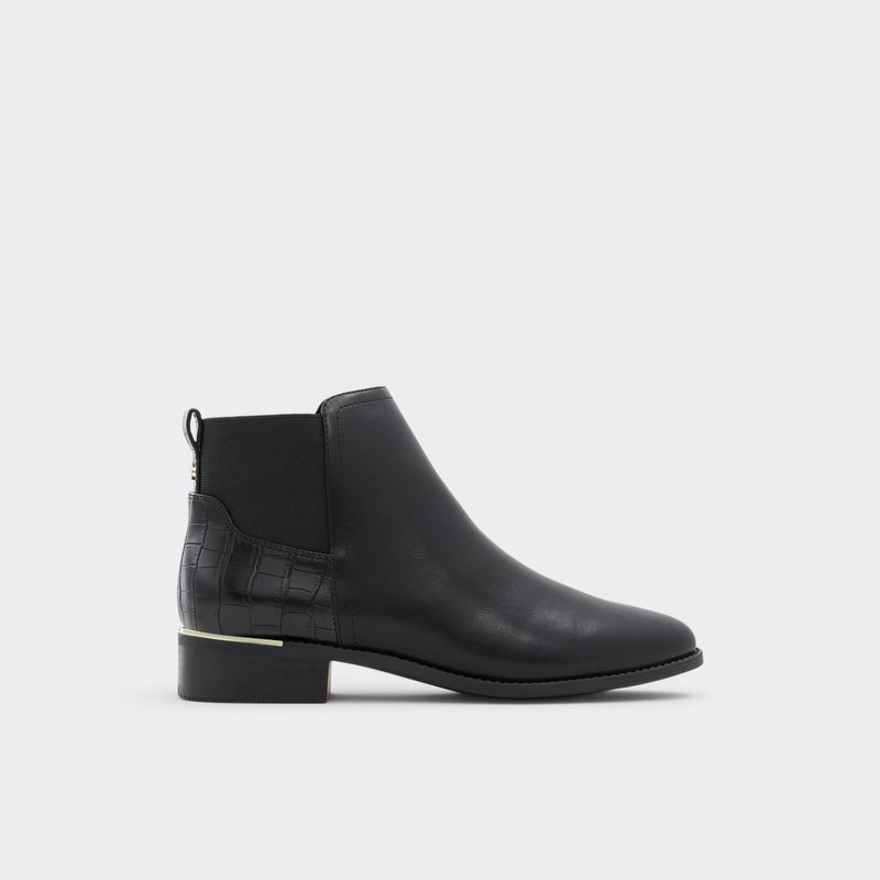 Aldo Abyviel Chelsea Stiefel Damen Schwarz | OPDNE-9806