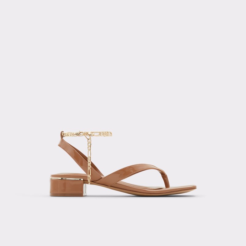 Aldo Agralella Lässige Sandalen Damen Dunkelbeige | JIUWR-1023