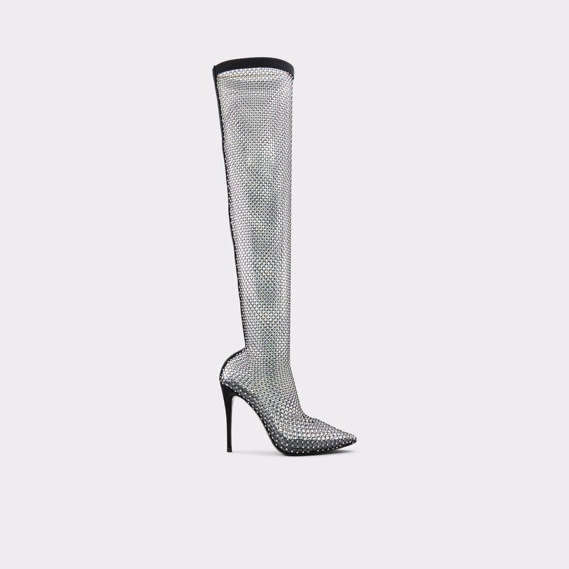 Aldo Arturi Over The Knee-Boots Damen Schwarz | XZTOB-8613