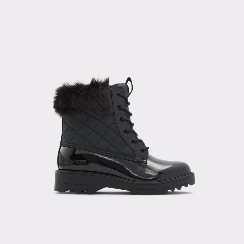 Aldo Breadda Winterstiefel Damen Schwarz | YZCEJ-4571