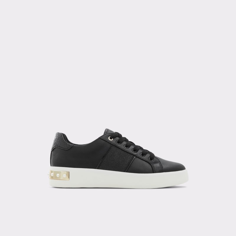 Aldo Ciela Spitze Up Sneakers Damen Schwarz | AXQYU-8094