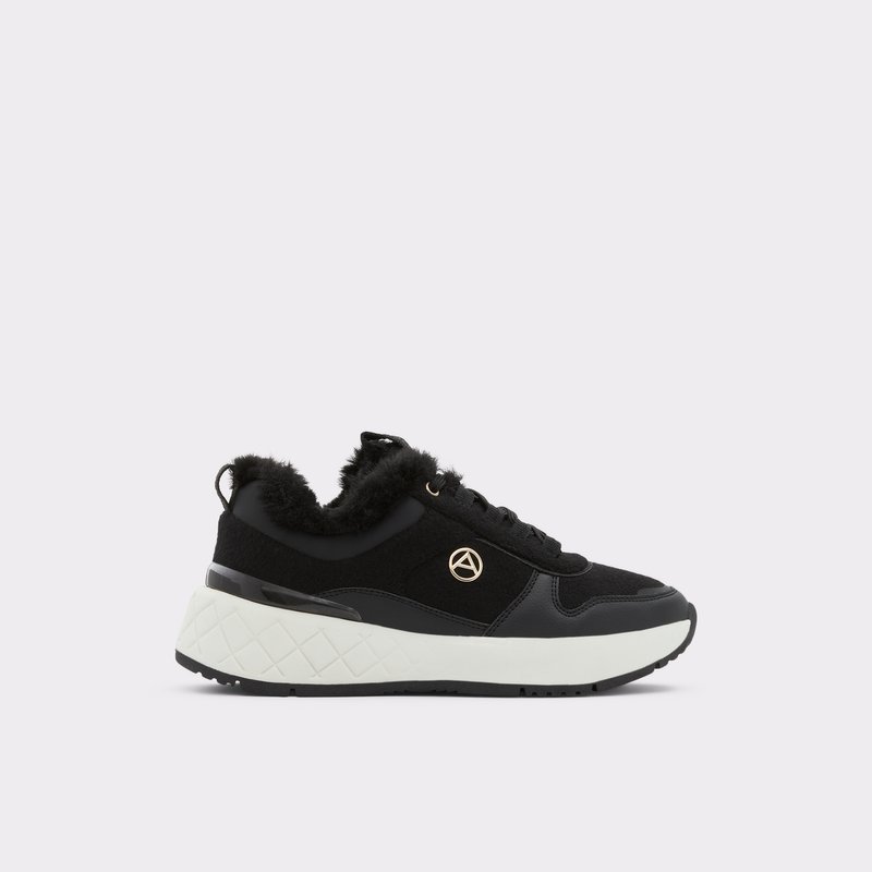 Aldo Citycozy Spitze Up Sneakers Damen Schwarz | XWASE-7601