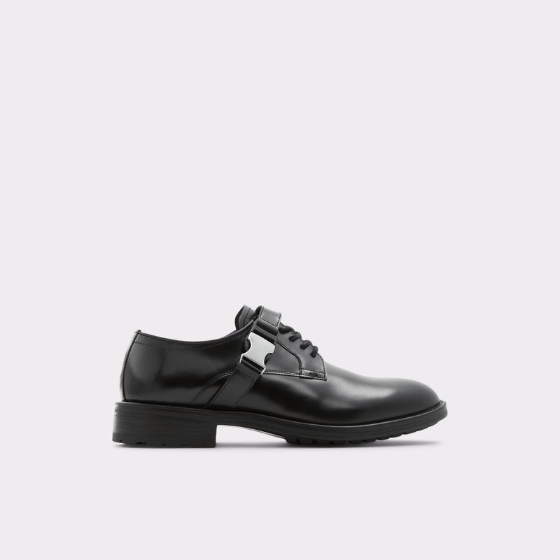 Aldo Etadolian Lederschuhe Herren Schwarz | MPSQA-7053