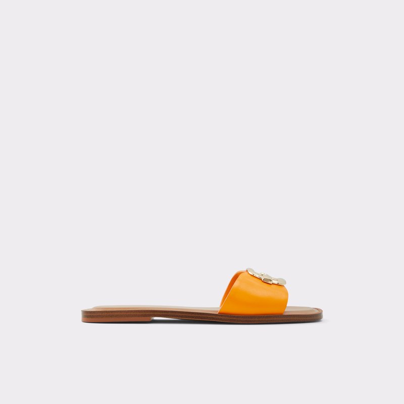 Aldo Glaeswen Flache Sandalen Damen Hellorange | JQCOP-1748