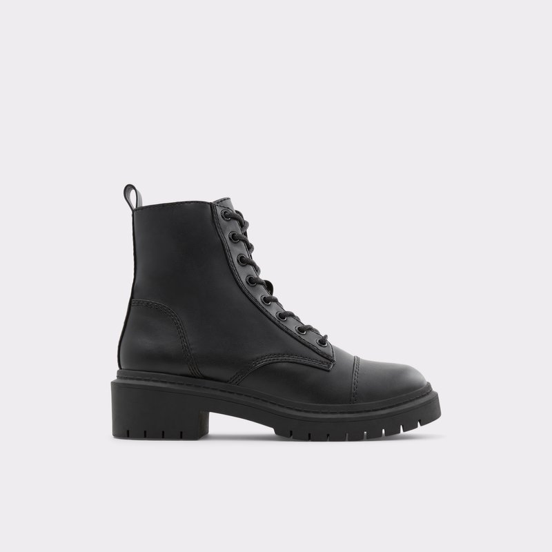 Aldo Goer Kampfstiefel Damen Schwarz | DVNEH-3721