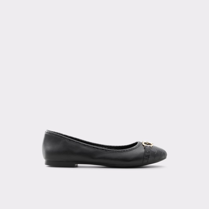 Aldo Laabelle Ballerinas Damen Schwarz | QMWGH-3159