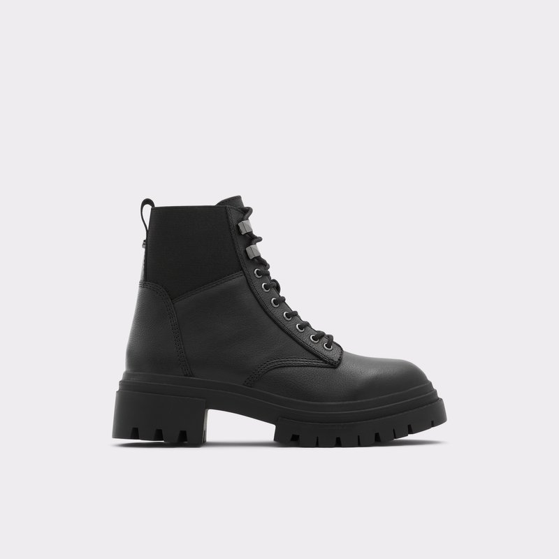 Aldo Leap Kampfstiefel Damen Schwarz | MKHUZ-0864