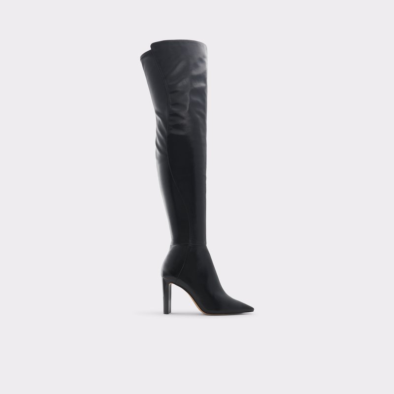 Aldo Thejan Over The Knee-Boots Damen Schwarz | QPHZI-4052