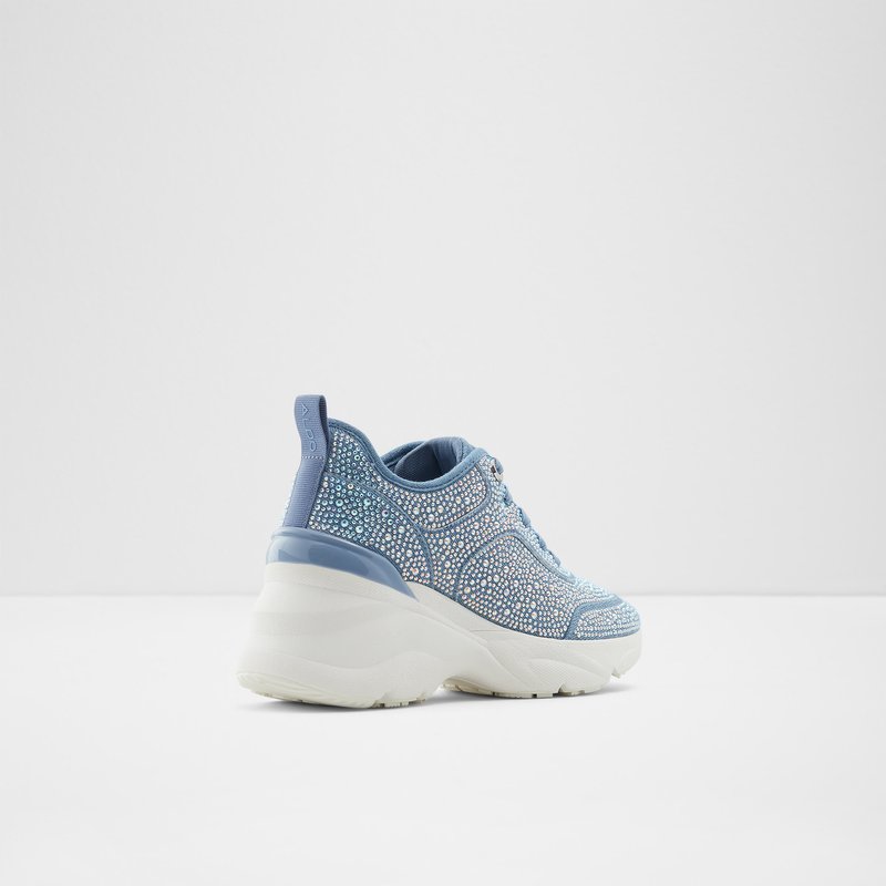 Aldo Aguileri Spitze Up Sneakers Damen Blau | KVYTN-2356