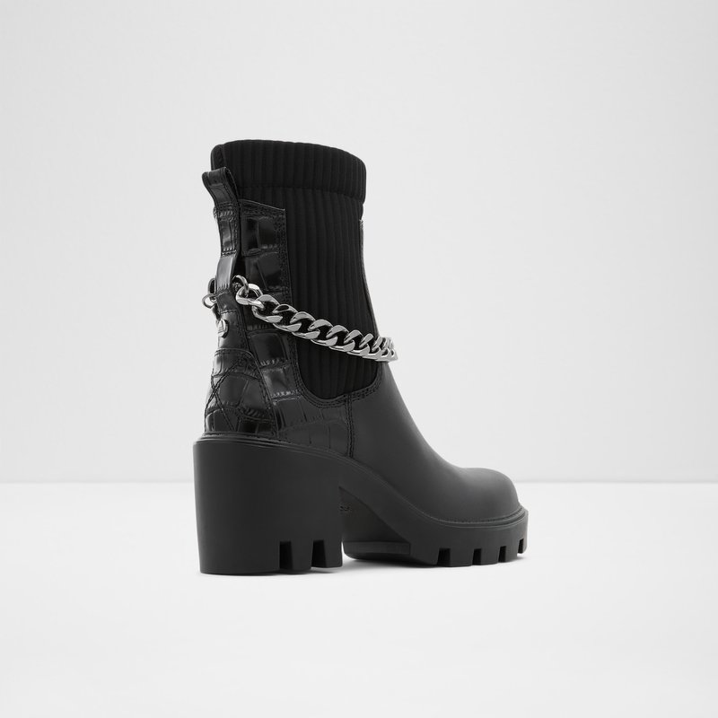 Aldo Allout Chelsea Stiefel Damen Schwarz | JAPSI-5273