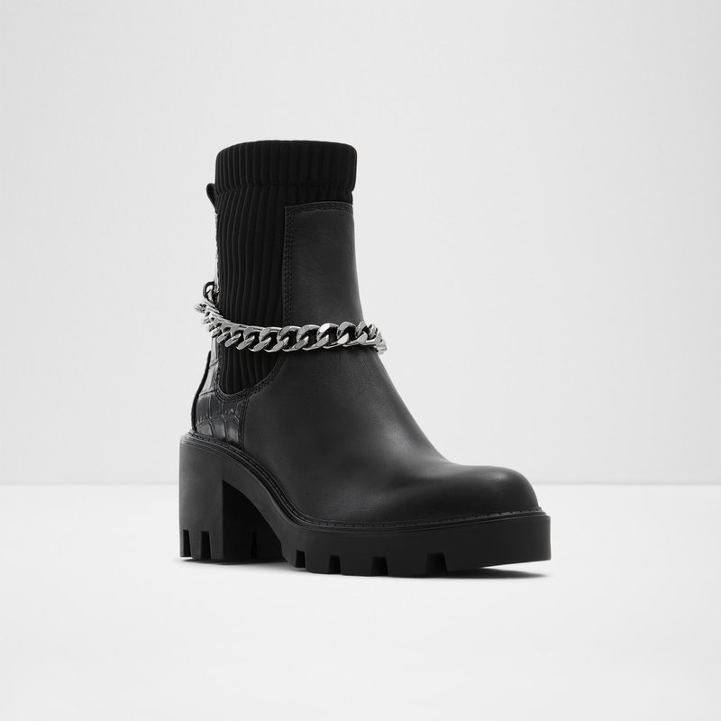 Aldo Allout Chelsea Stiefel Damen Schwarz | JAPSI-5273