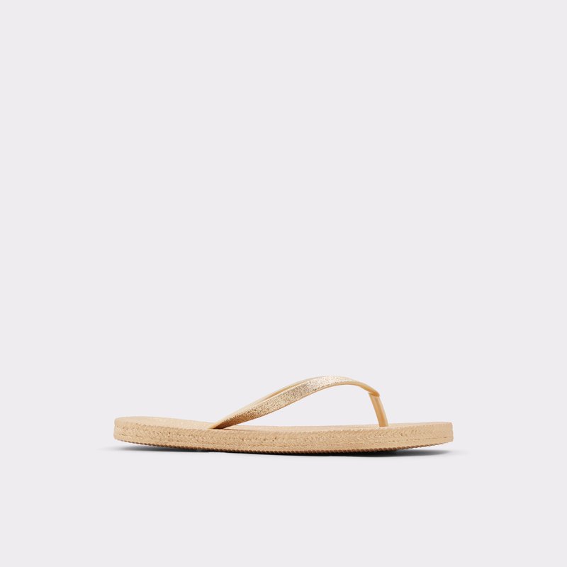 Aldo Aloomba Flache Sandalen Damen Gold | SEJYO-7610