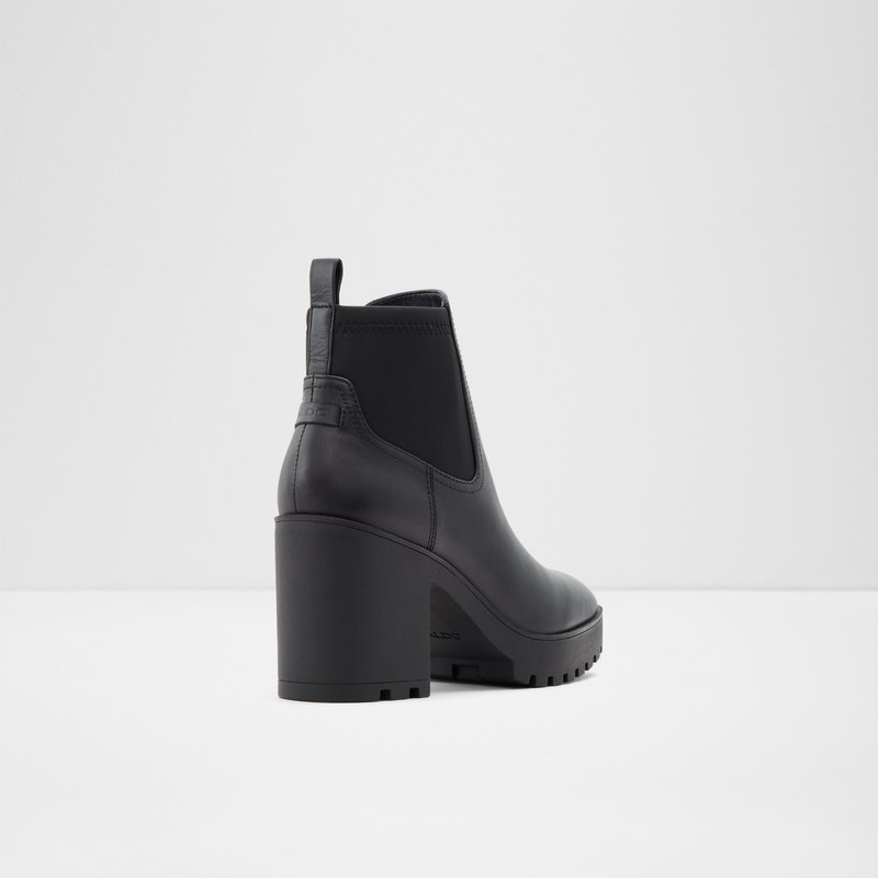 Aldo Chetta Chelsea Stiefel Damen Schwarz | EMDXK-2570