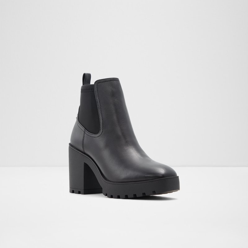 Aldo Chetta Chelsea Stiefel Damen Schwarz | EMDXK-2570