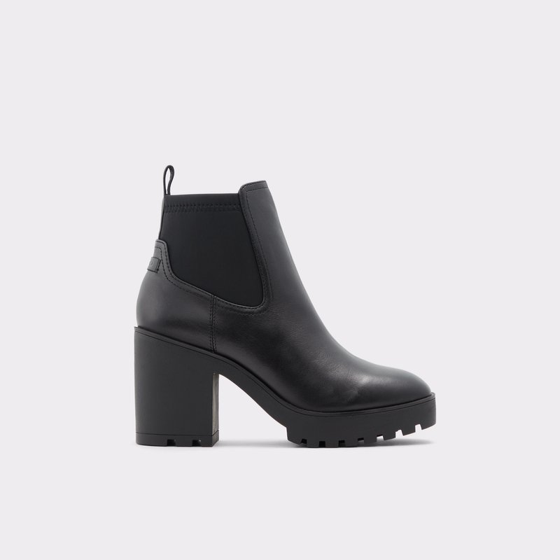 Aldo Chetta Chelsea Stiefel Damen Schwarz | EMDXK-2570