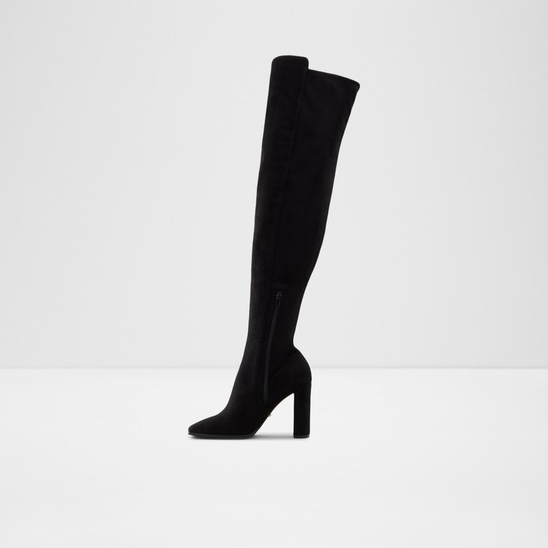 Aldo Choan Over The Knee-Boots Damen Schwarz | GMVPJ-4392