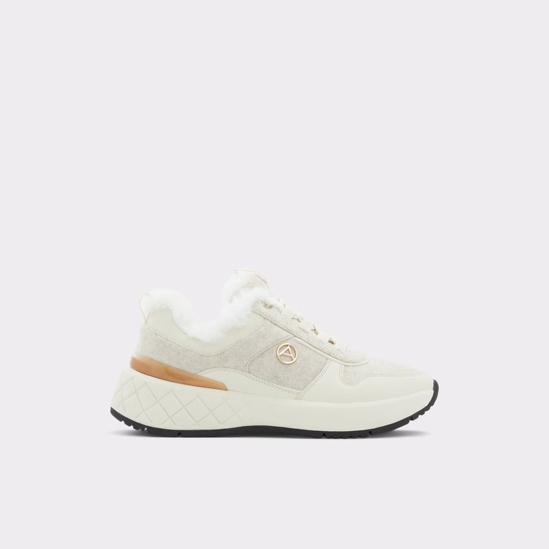 Aldo Citycozy Spitze Up Sneakers Damen Bone | RVDSY-3520