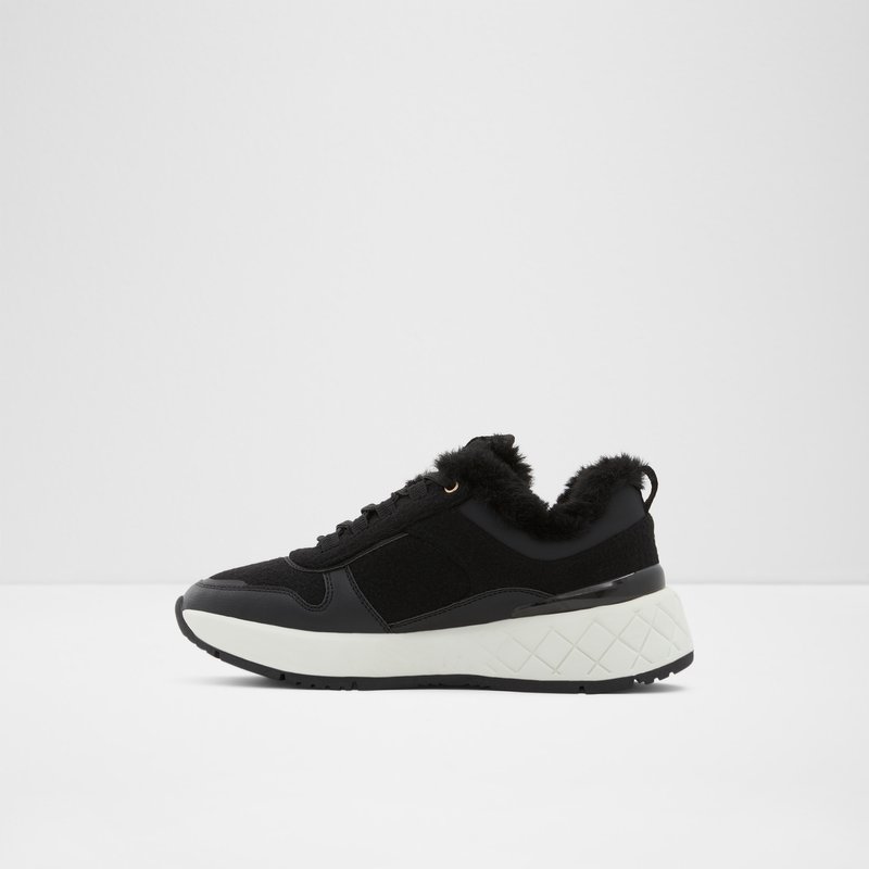 Aldo Citycozy Spitze Up Sneakers Damen Schwarz | XWASE-7601