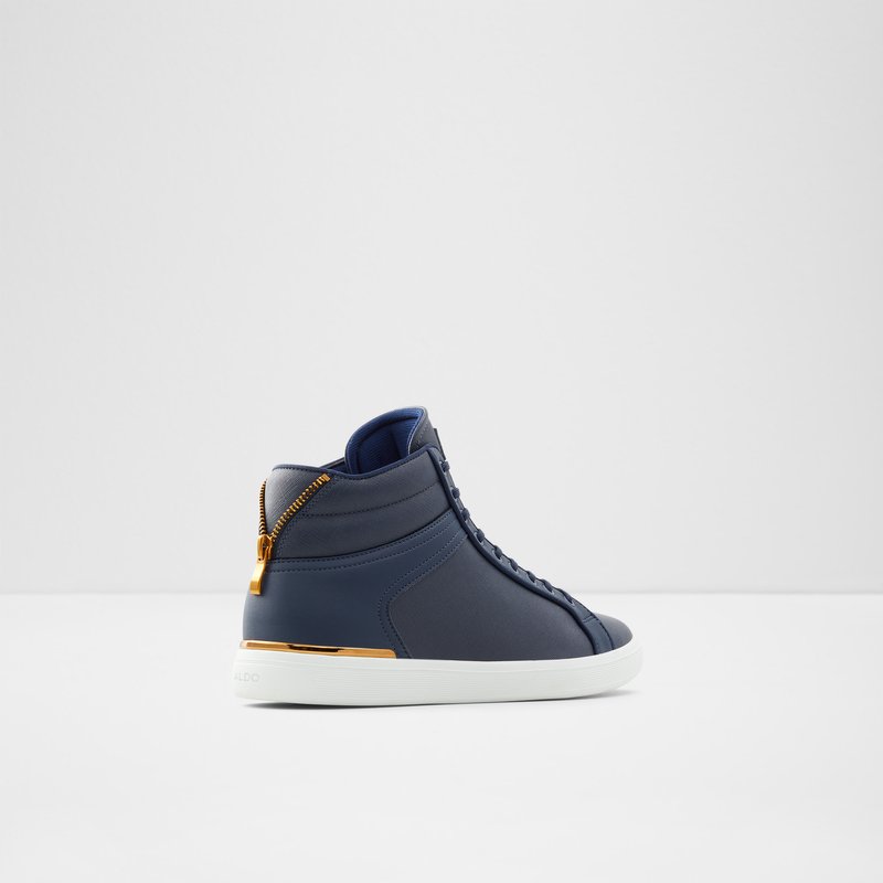 Aldo Deruulo High Sneakers Herren Navy | NCEBP-3687