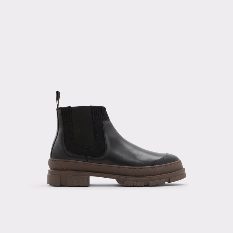 Aldo Expedition Chelsea Stiefel Herren Schwarz | SOLIX-1347