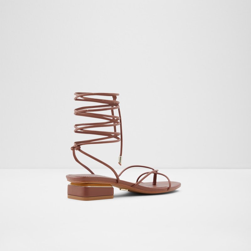 Aldo Giannaflex Flache Sandalen Damen Braun | FZLRM-1673