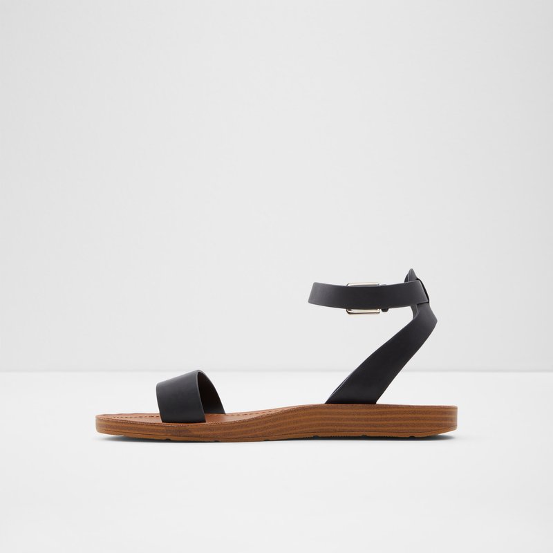 Aldo Kedaredia Flache Sandalen Damen Schwarz | CNGAJ-3298