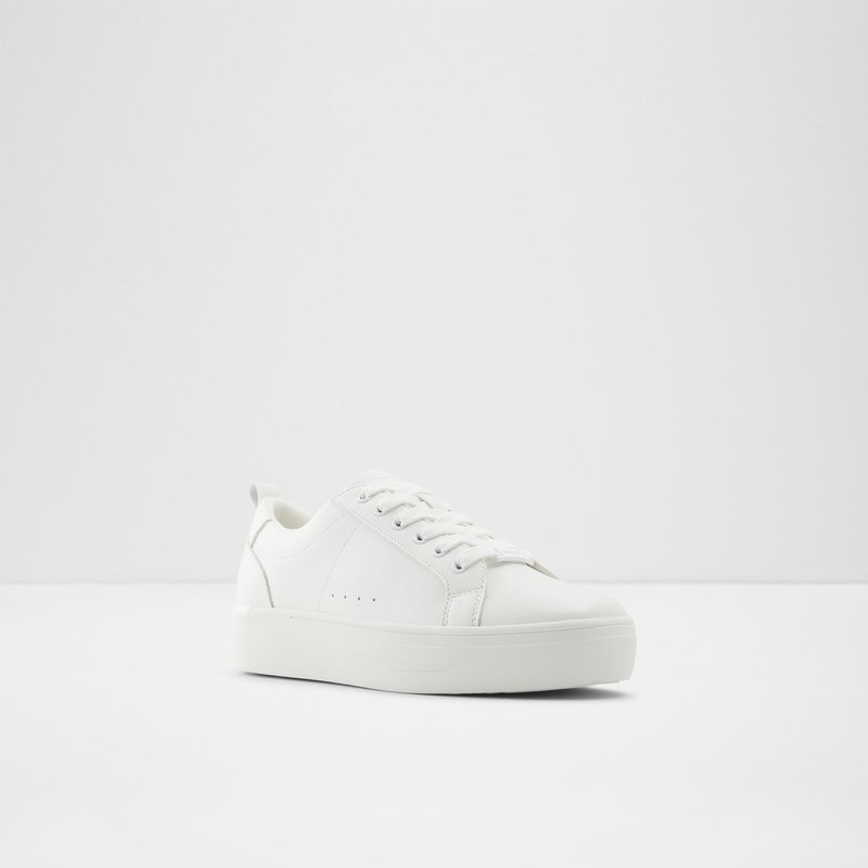 Aldo Meadow Spitze Up Sneakers Damen Weiß | RWKEU-8465