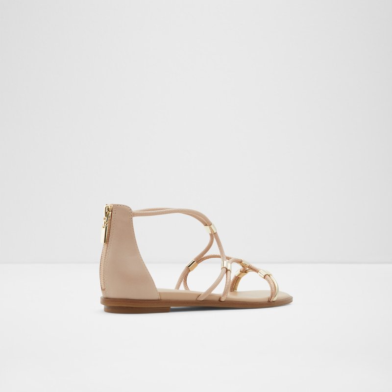 Aldo Oceriwenflex Flache Sandalen Damen Champagne | GAVOP-9813