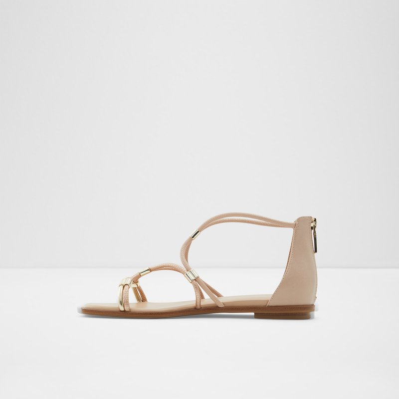 Aldo Oceriwenflex Flache Sandalen Damen Champagne | GAVOP-9813