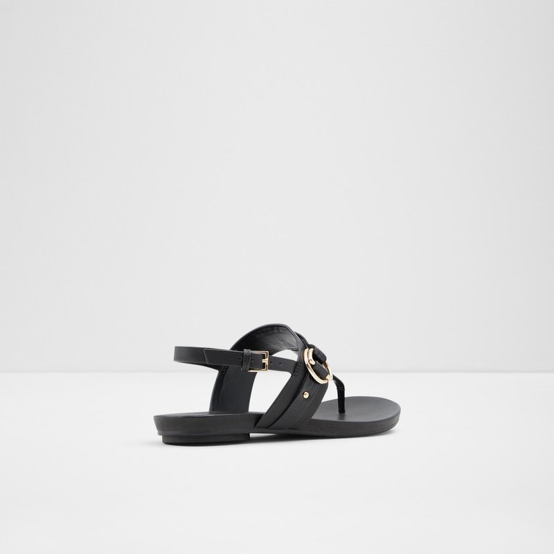 Aldo Pandra Flache Sandalen Damen Schwarz | HTBYQ-2978