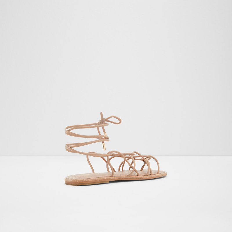 Aldo Posey Flache Sandalen Damen Beige | DXSTH-6351