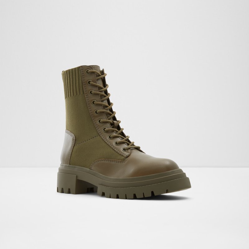 Aldo Reflow Freizeitstiefel Damen Khaki | QRHND-8102