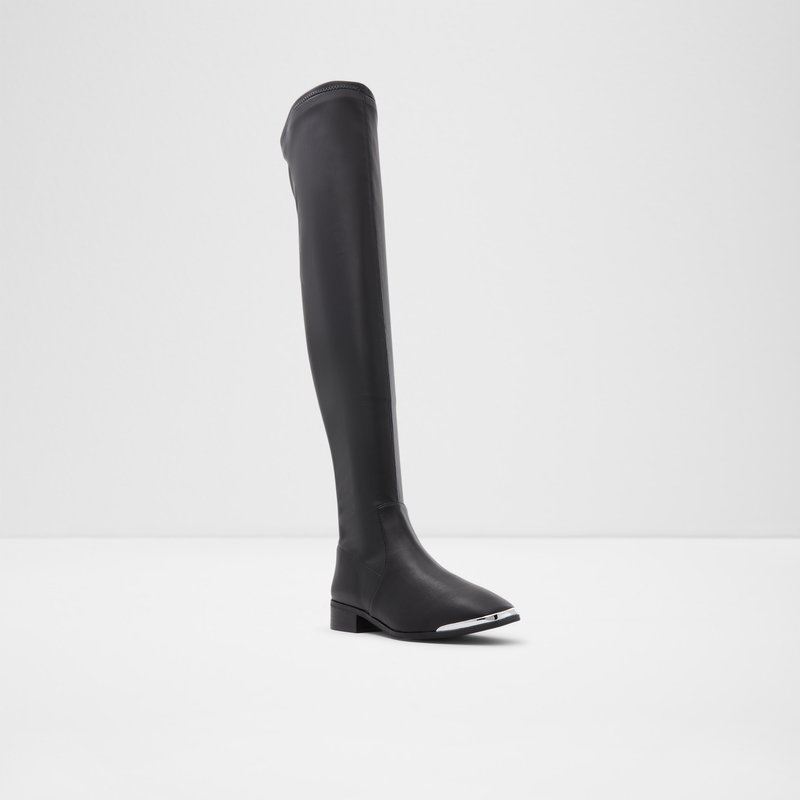 Aldo Sevaunna Over The Knee-Boots Damen Schwarz | UAMPF-3748