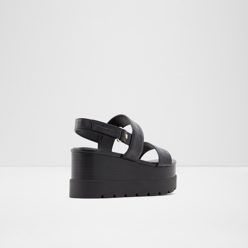 Aldo Tarin Lässige Sandalen Damen Schwarz | NSKRT-8624