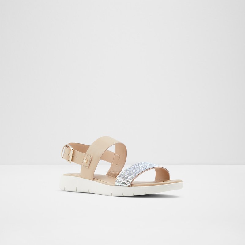 Aldo Woema Flache Sandalen Damen Weiß | WTAPR-6231